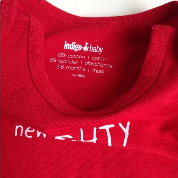 Baby Newborn Christmas Diaper Shirt Bodysuit 3-6M - Picture 3 of 6